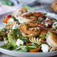 Mediterranean Shrimp and Pasta Salad