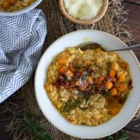 Baked Butternut Squash Risotto
