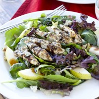 Grilled Chicken, Pear and Blue Cheese Salad