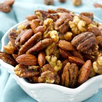 Sweet and Spicy Herbed Nuts