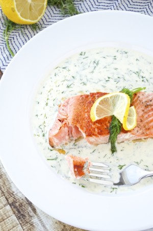 Lemon Dill Salmon - Fashionable Foods