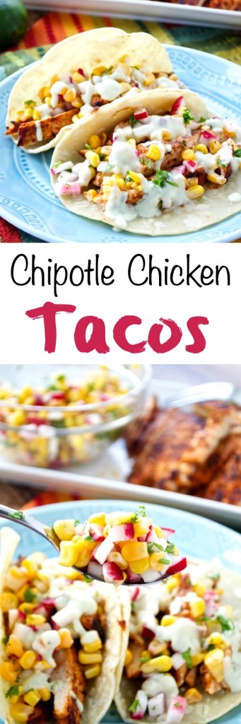 Chipotle Chicken Tacos - Fashionable Foods