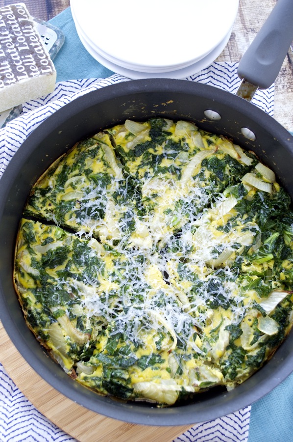 Fennel and Kale Frittata