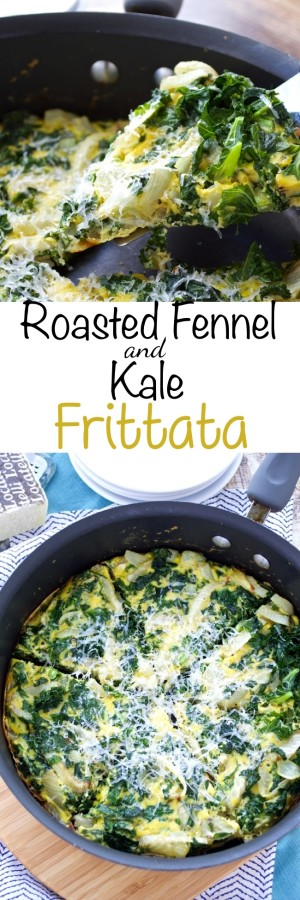 Roasted Fennel and Kale Frittata - Fashionable Foods