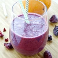 Berry, Ginger, and Orange Smoothie
