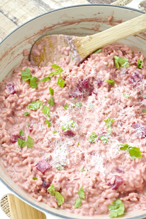 Red Beet Risotto