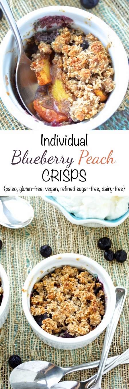 Individual Blueberry Peach Crisps Pin