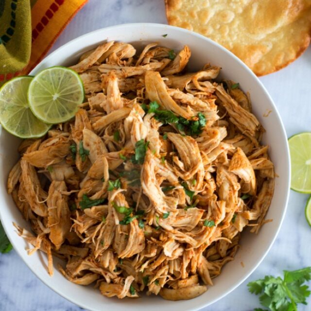 5 Ingredient Slow Cooker Chipotle Chicken - Fashionable Foods