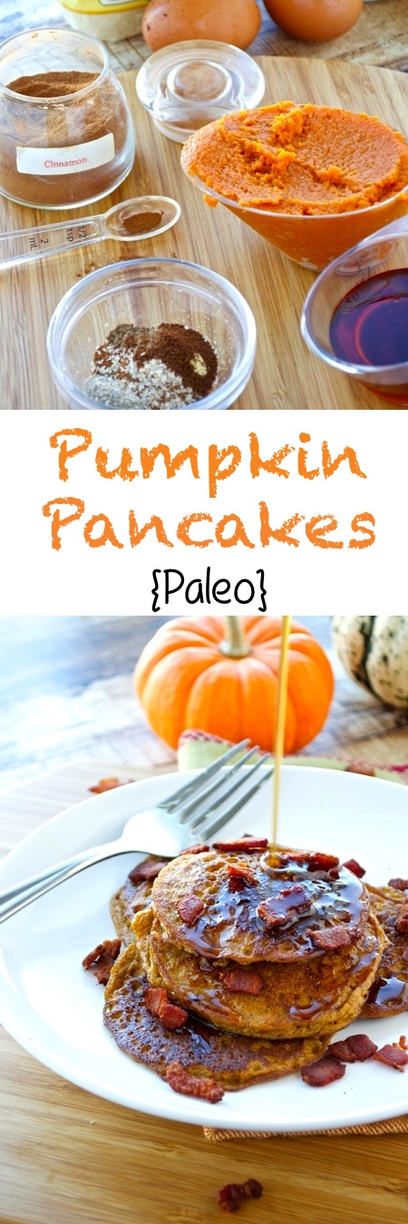 Paleo Pumpkin Pancakes Pin