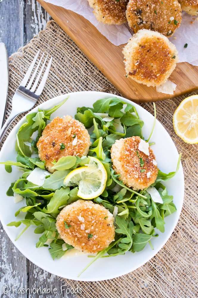 Risotto Cakes Salad