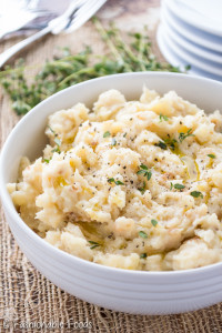 roasted potato and turnip mash