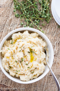 roasted turnip and potato mash