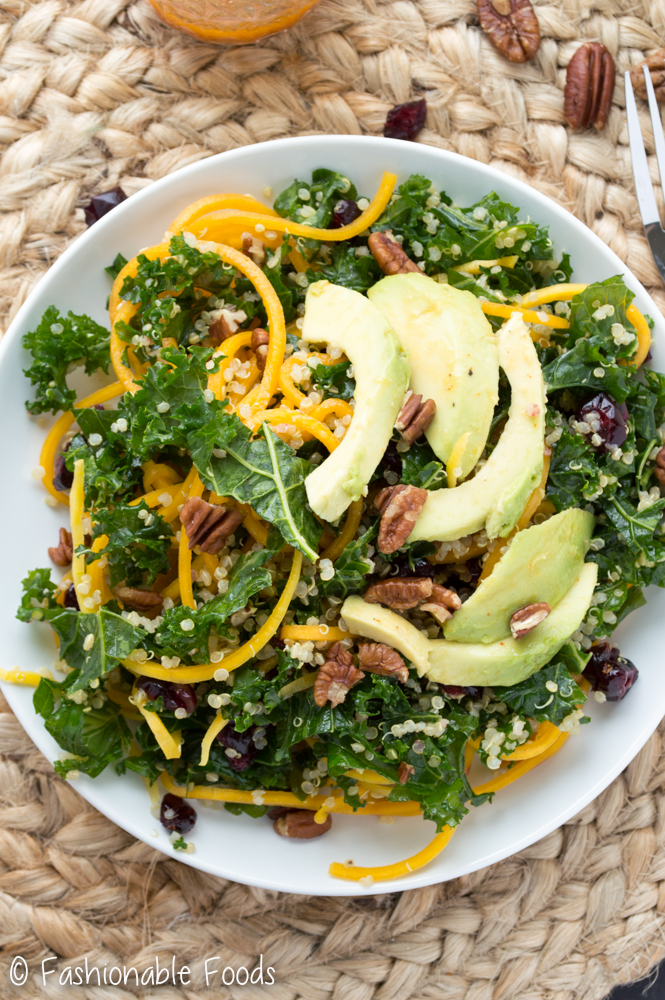 Butternut Squash Salad with Kale_