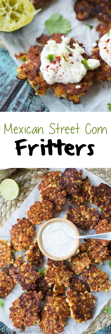Mexican Street Corn Fritters Pin