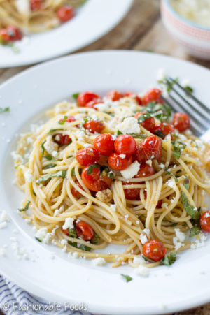 Roasted Cherry Tomato Pasta