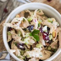 Leftover Turkey, Cranberry, and Almond Salad