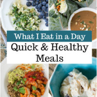 What I Eat: Quick and Healthy Meals