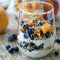 Puffed Quinoa, Fruit, and Yogurt Parfaits