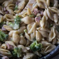 Leftover Ham and Broccoli Macaroni and Cheese {with Hatfield!}